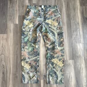 Vintage Realtree Camo Cargo Pants Men's Size 36x32 Hunting Outdoor 1990s Worn